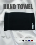 Beastx Towel – Premium 100% Cotton Gym Hand Towel for Men | Quick Dry & Anti-Bacterial - BLACK - Image 2