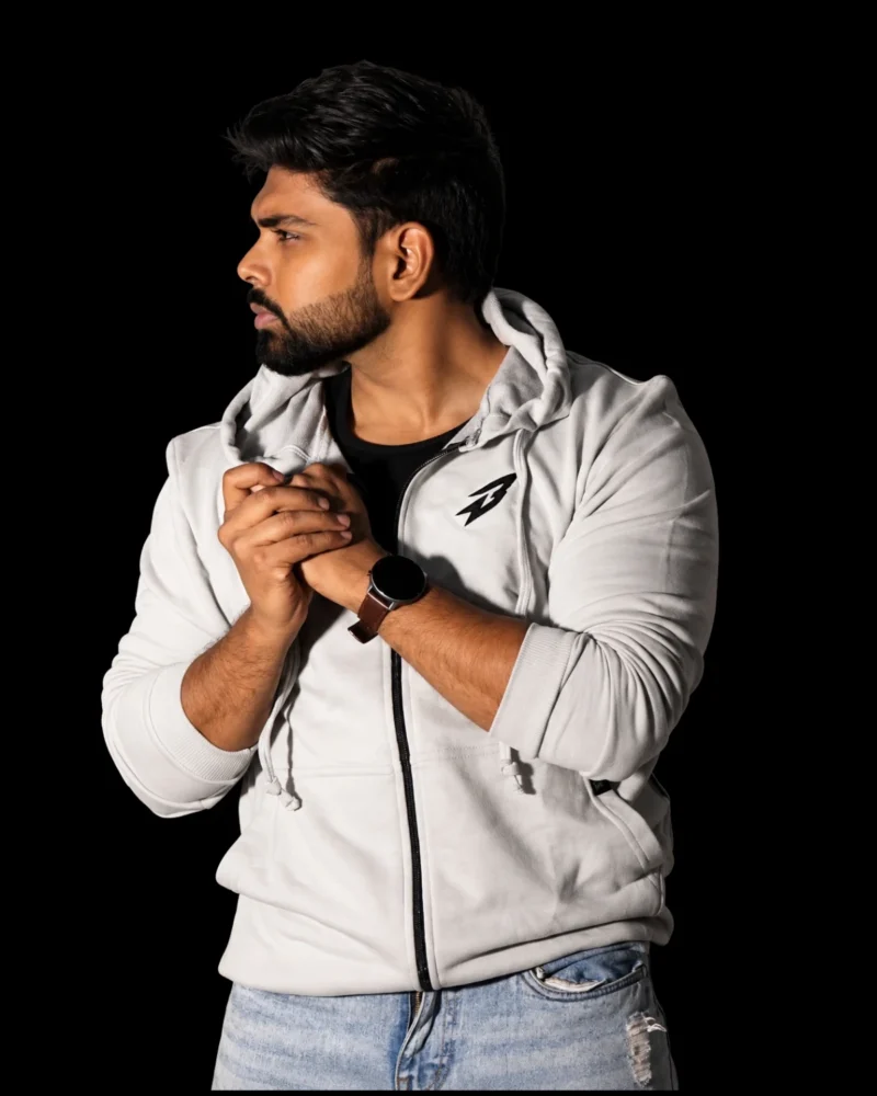 BEASTX HOODIE JACKET GREY