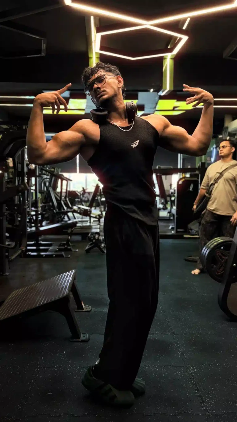Subrat M. wearing Ribbed Vest