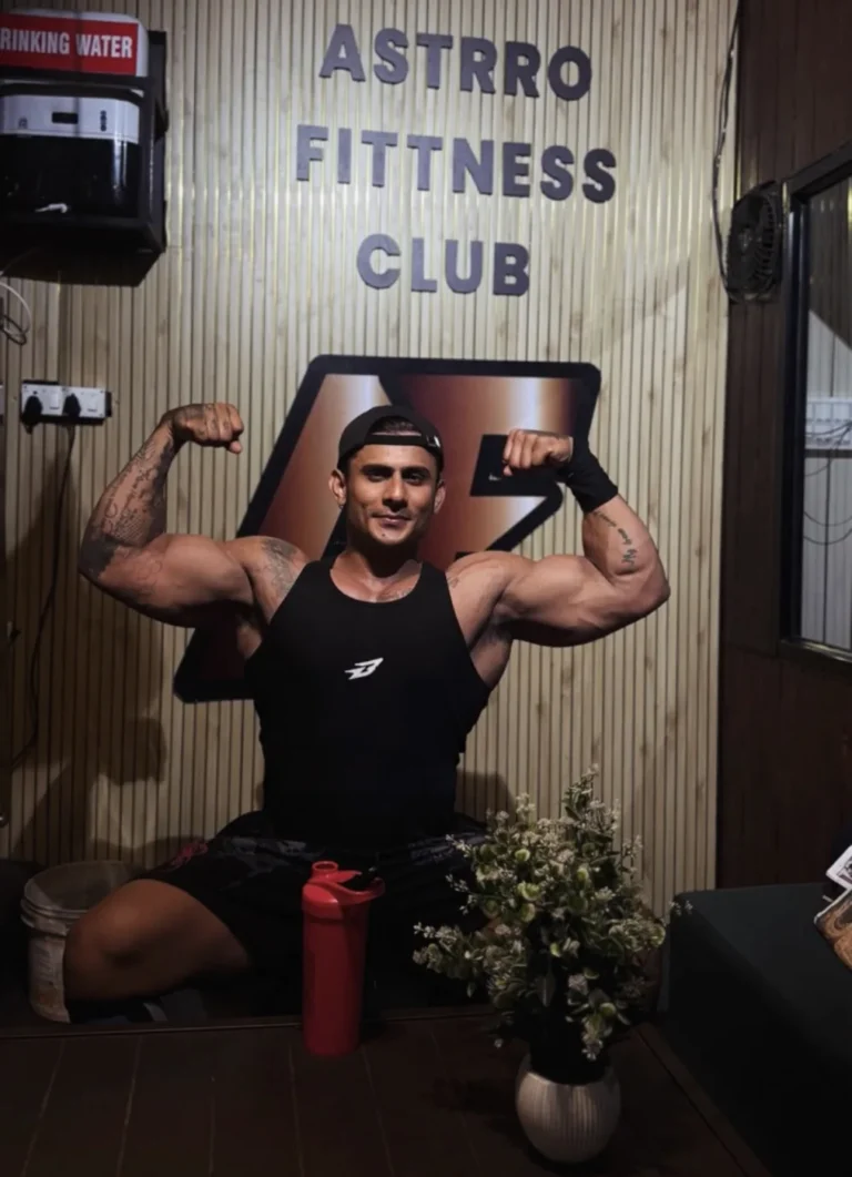 Gaurav Y. wearing Ribbed Vest